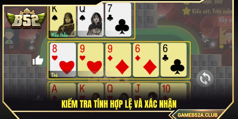 Rà soát chi bài và hoàn tất lệnh xác nhận xếp bài
